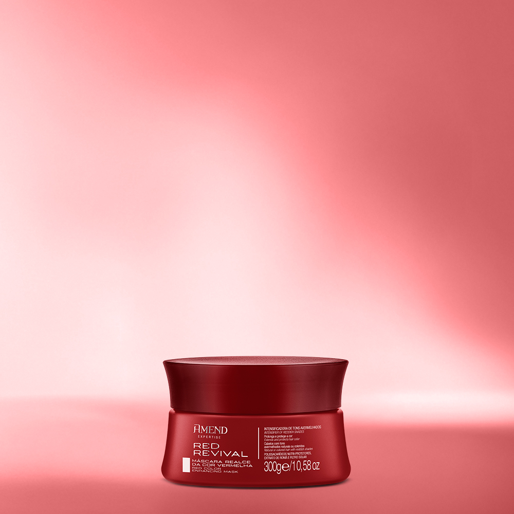 Máscara Realce da Cor Vermelha Amend Expertise Red Revival 300g image number 4